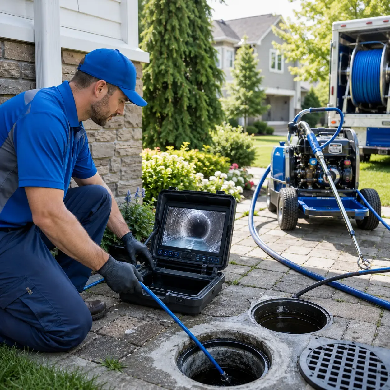 Outdoor drain cleaning professionals serving Schooleys Mountain, NJ